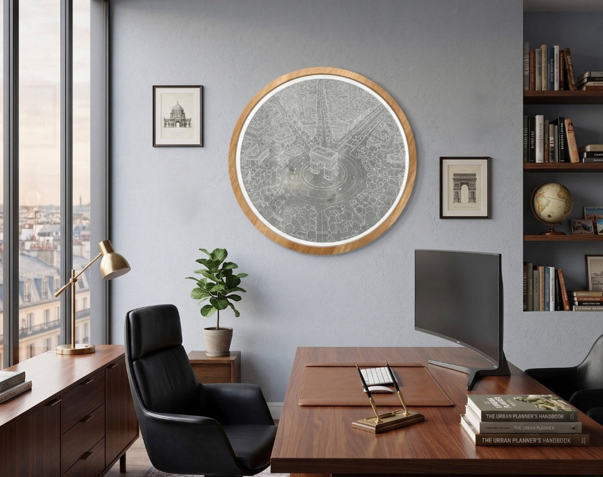 Cadre rond Zinc TP